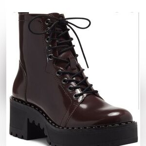 Vince Camuto Mecale Lug Sole Combat Boots Size 6.5M NEW without box